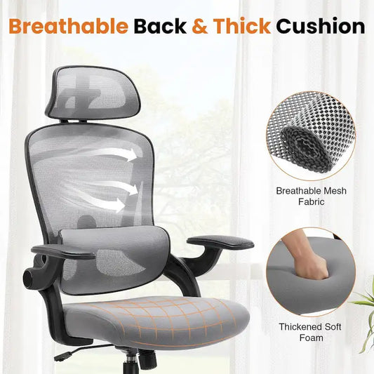 Ergonomic Mesh Office Chair with Adjustable Lumbar Support