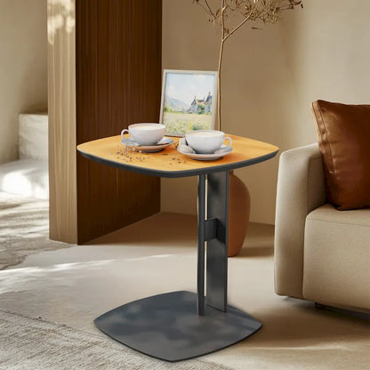 White Square Coffee Table with 2 Drawers