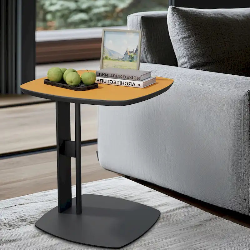 White Square Coffee Table with 2 Drawers