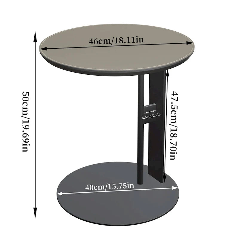 White Square Coffee Table with 2 Drawers
