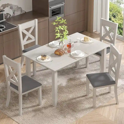 Natural Wood Rectangular Dining Table - Seats 4-6