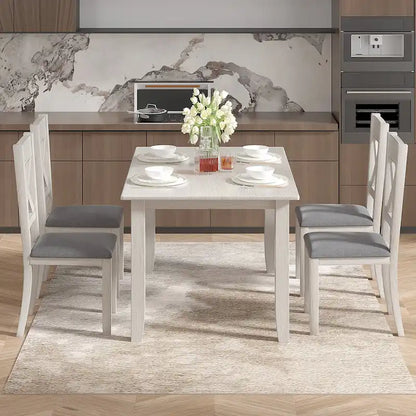 Natural Wood Rectangular Dining Table - Seats 4-6