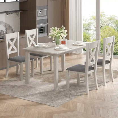 Natural Wood Rectangular Dining Table - Seats 4-6