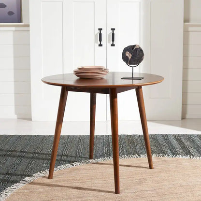 SAFAVIEH Geoff Folding Round Dining Room Table - 35 W x 35 L x 29 H - 35Wx35Dx29H